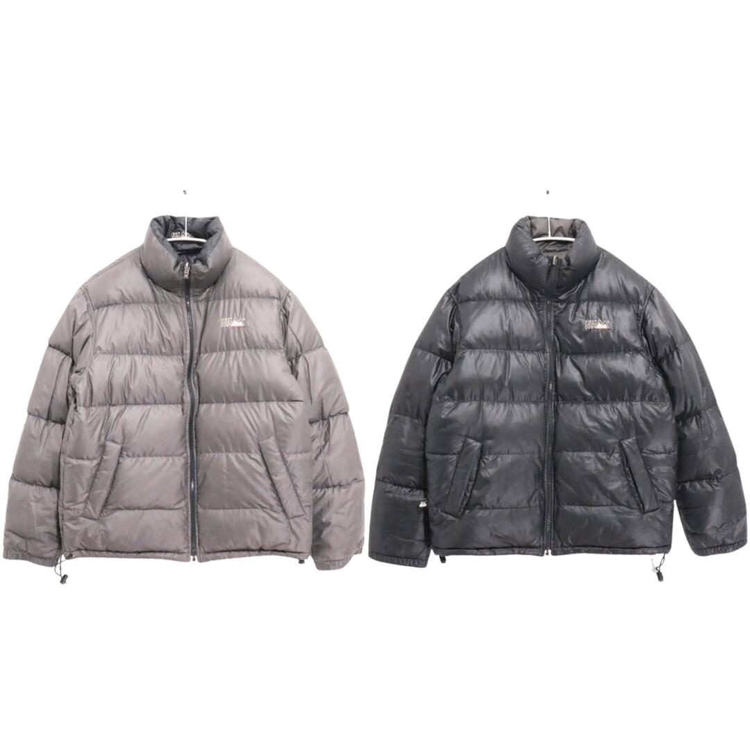 FIRST DOWN USA 90s Reversible Down Jacket Black Size L