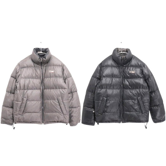 FIRST DOWN USA 90s Reversible Down Jacket Black Size L