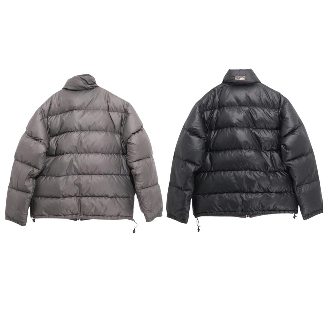 FIRST DOWN USA 90s Reversible Down Jacket Black Size L