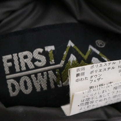 FIRST DOWN USA 90s Reversible Down Jacket Black Size L