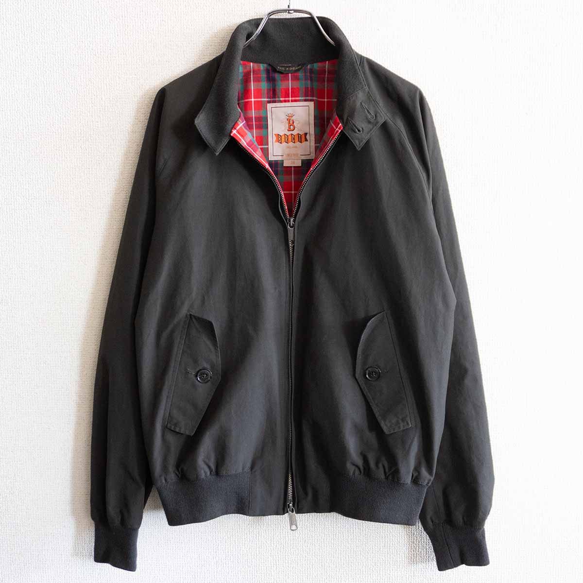 BARACUTA G9 Faded Black Harrington Jacket in England Size 38