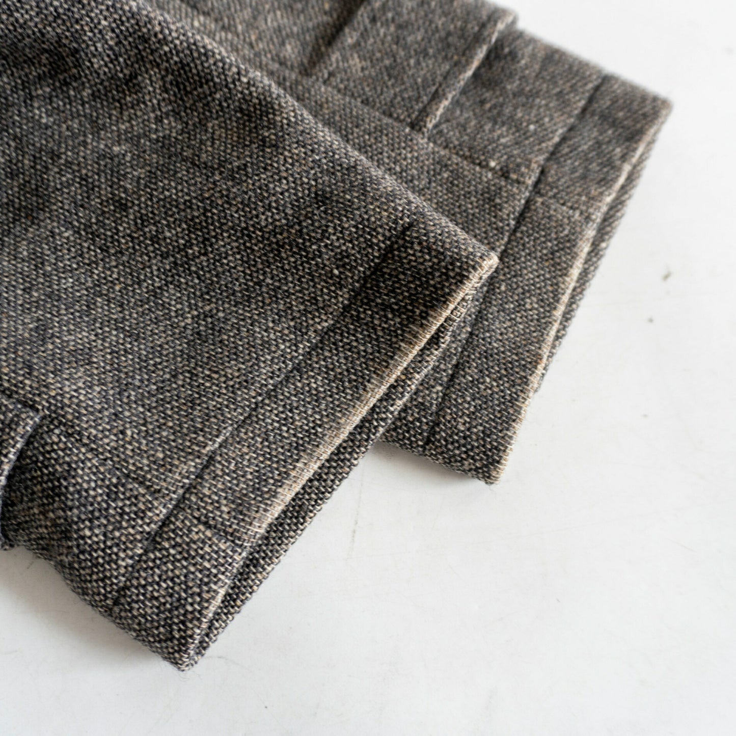 Papas Plus Bottoli Tweed Wool Balmacaan Coat Size M