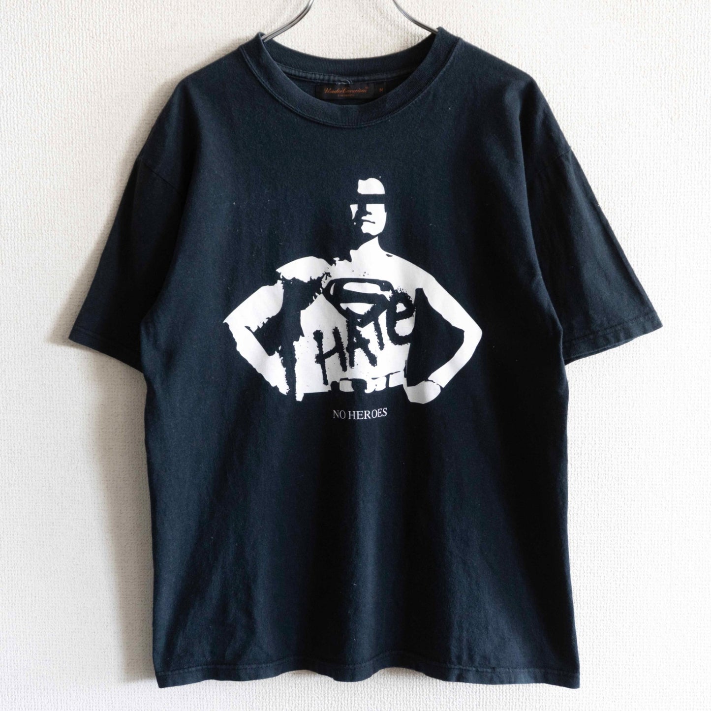 UNDERCOVERISM 00s "NO HEROES/FOR REBELS" T-Shirt Size M