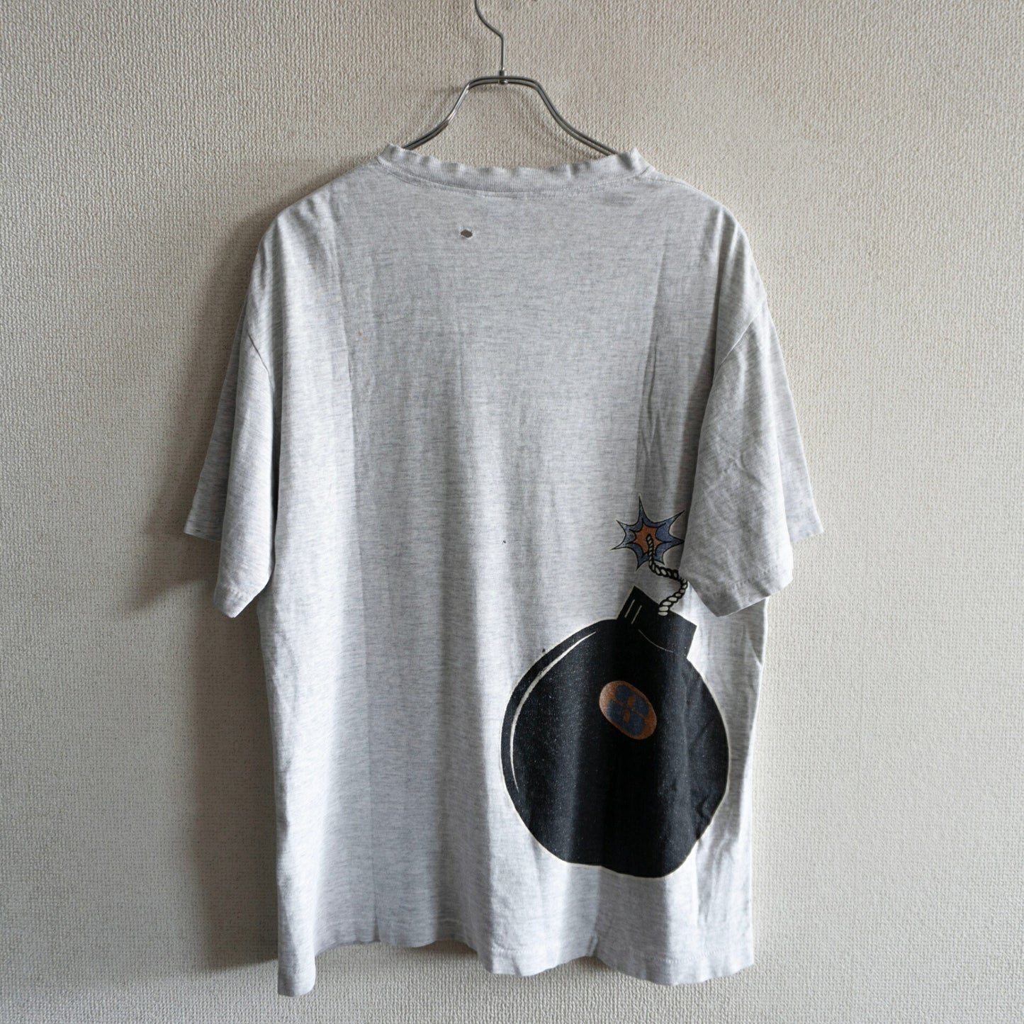 USA OLD STUSSY 80s Double-Sided Print T-Shirt Size L
