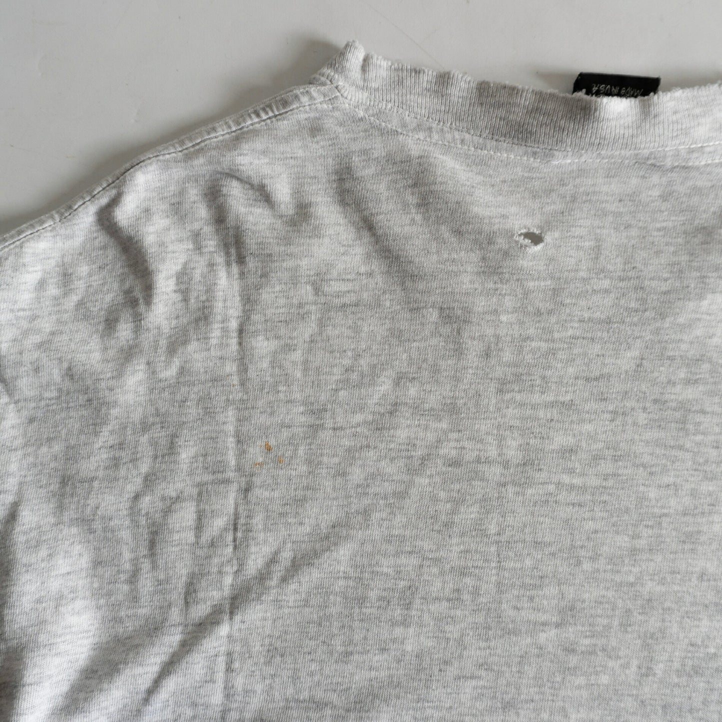 USA OLD STUSSY 80s Double-Sided Print T-Shirt Size L