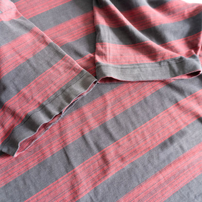 USA OLD STUSSY 80s Striped T-Shirt Size L