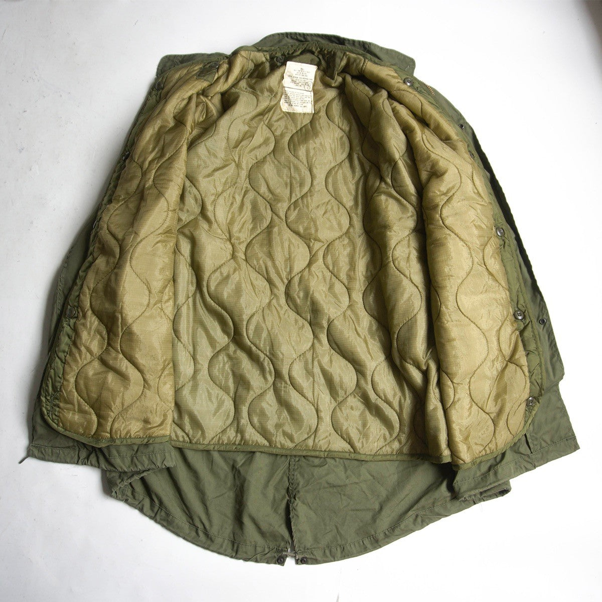 US ARMY 70s M-65 Fishtail Parka with Liner Size S