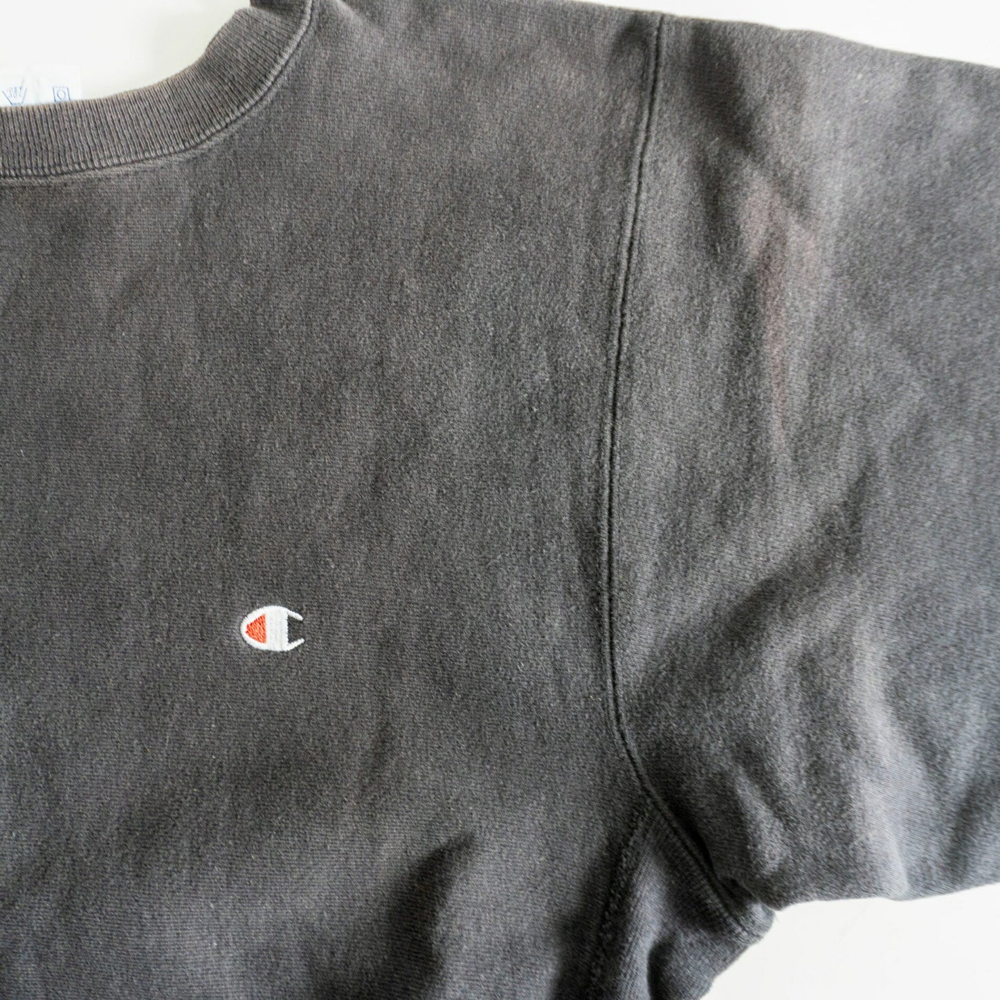 CHAMPION 90s Black Reverse Weave Sweatshirt USA Made Size M