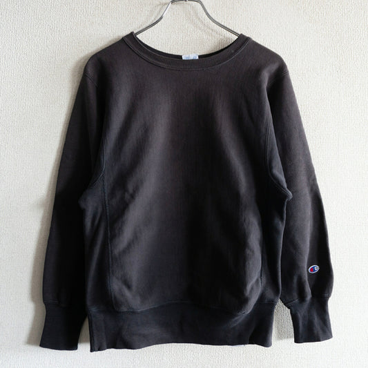 CHAMPION 90s Black Reverse Weave Sweatshirt USA Made Size S