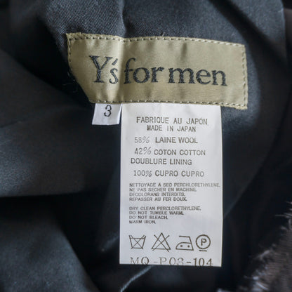 Y's for men Gray Easy Slacks Size 3