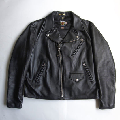 SCHOTT 228US Lamb Leather Double Rider Jacket Size 44