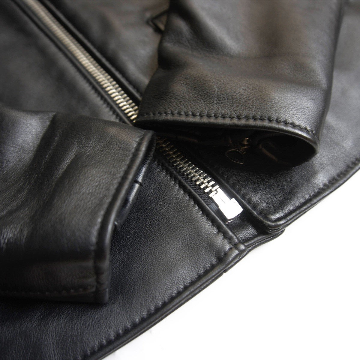 SCHOTT 228US Lamb Leather Double Rider Jacket Size 44