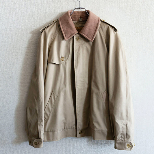 Burberrys 80s-90s Short Trench Jacket in England Size 42