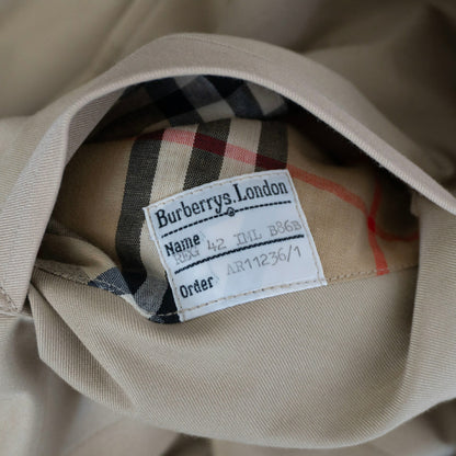 Burberrys 80s-90s Short Trench Jacket in England Size 42