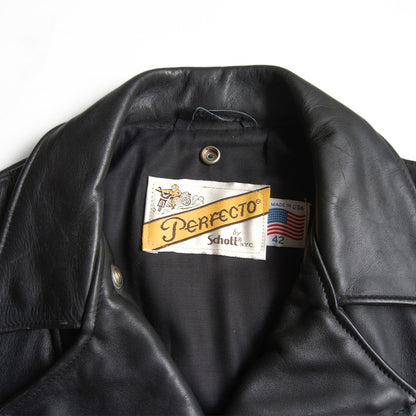 SCHOTT 621 CHP Double Rider Leather Jacket USA Size 42
