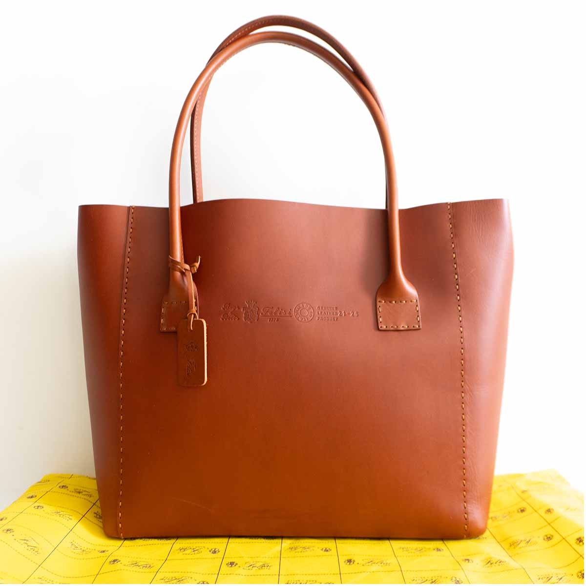 FELISI 21/26/A+DS Brown Leather w/ Pouch Size W36×H32×D14CM
