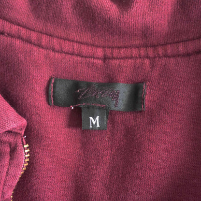 OLD STUSSY 80s Half-Zip Sweatshirt Size M