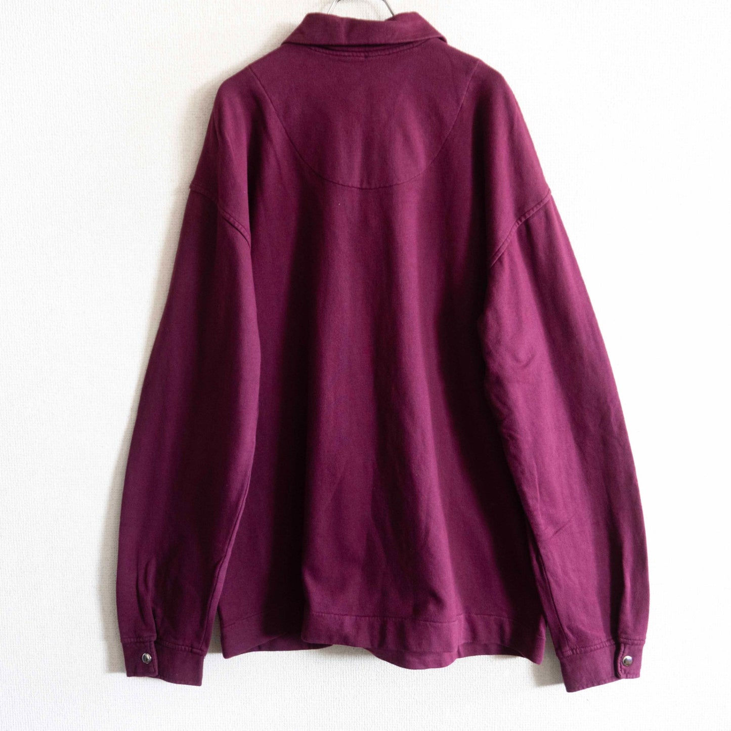 OLD STUSSY 80s Half-Zip Sweatshirt Size M