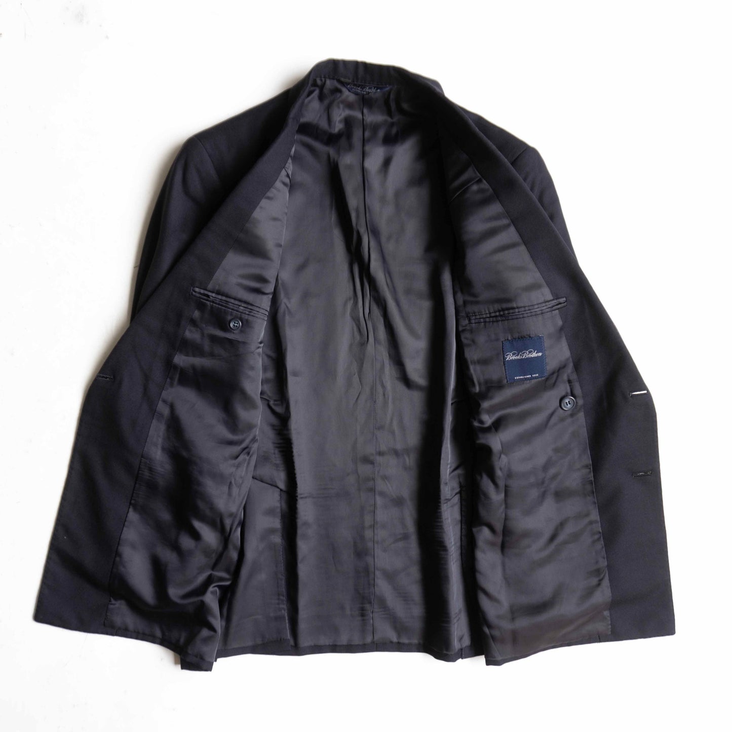 BROOKS BROTHERS Navy Double-breasted Blazer Size 37SHT