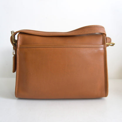 OLD COACH Turnlock Flap Brown Shoulder Bag Size ONE SIZE