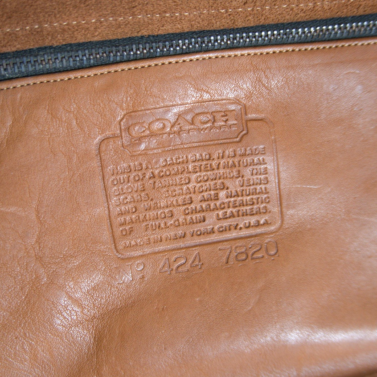 OLD COACH Turnlock Flap Brown Shoulder Bag Size ONE SIZE