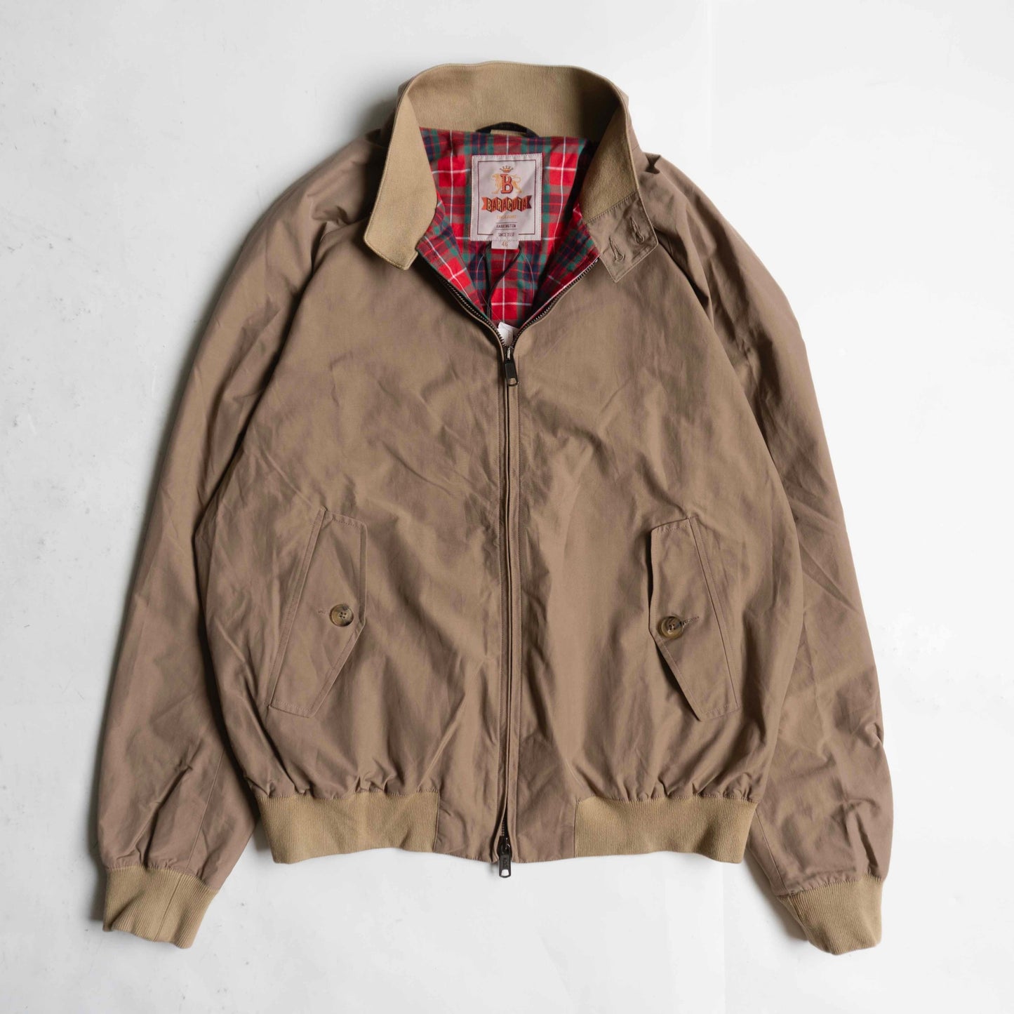 BARACUTA G9 Tan Harrington Jacket Made in England Size 46