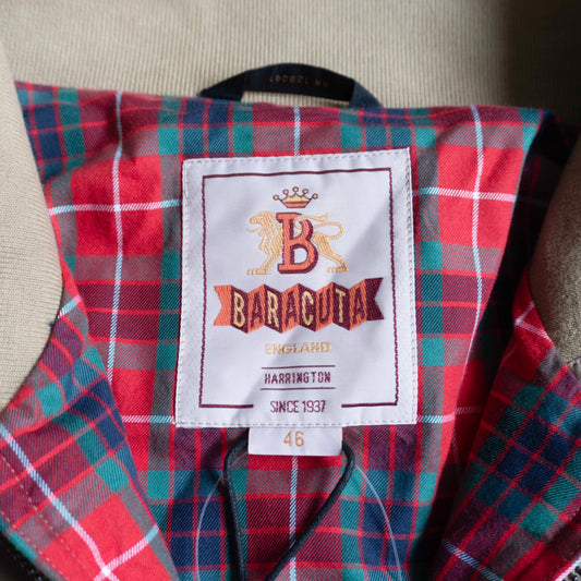 BARACUTA G9 Tan Harrington Jacket Made in England Size 46