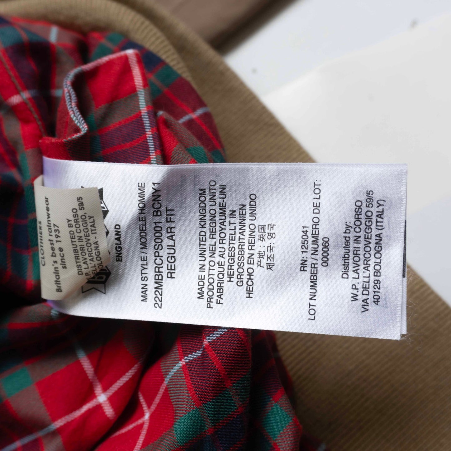BARACUTA G9 Tan Harrington Jacket Made in England Size 46