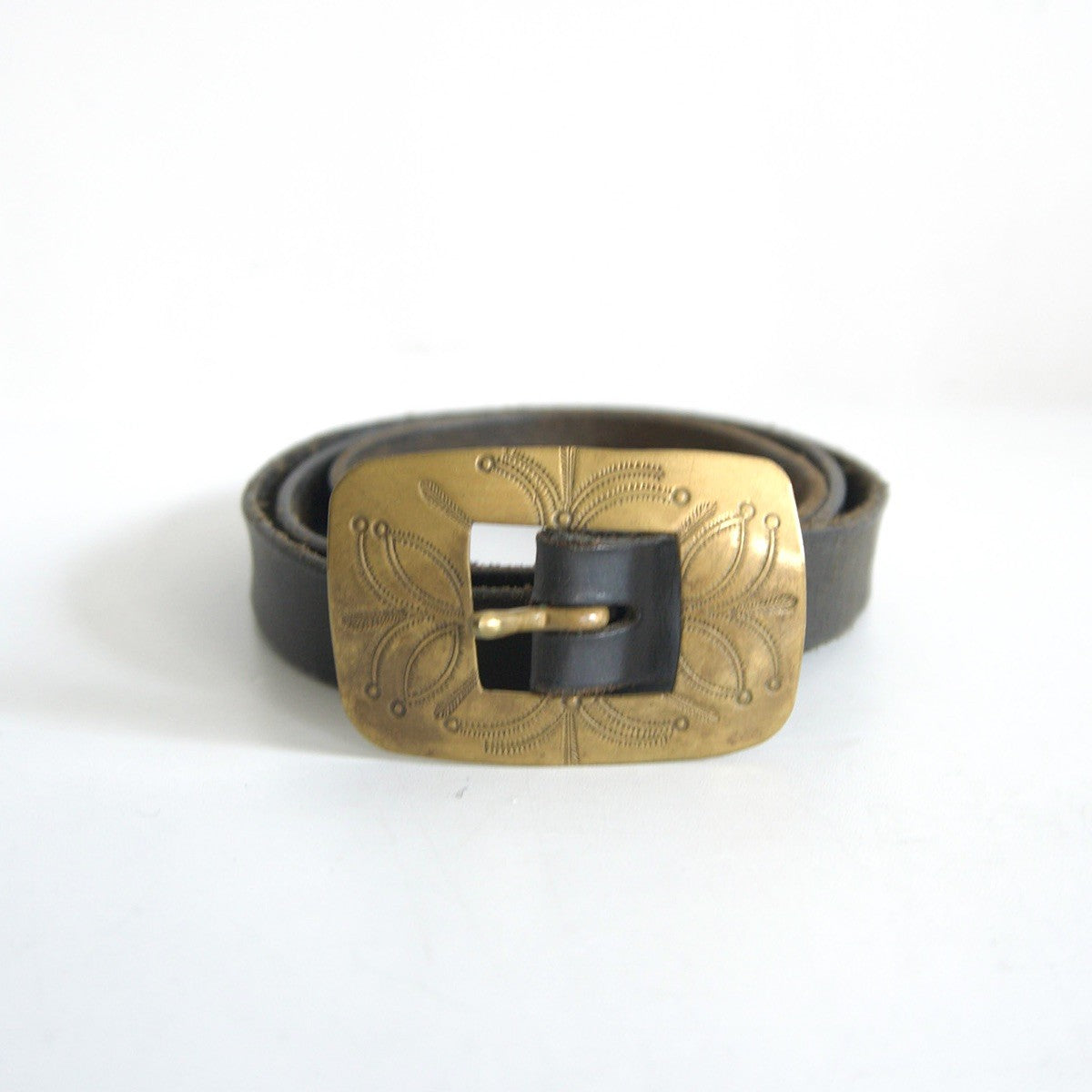 VISVIM Small Buckle Leather Belt Size ONE SIZE