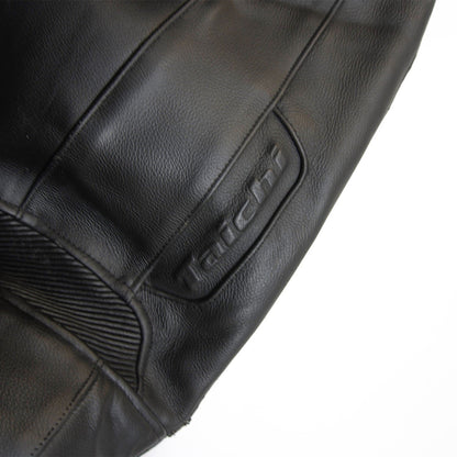 RS TAICHI Black Leather Racing Pants Size XL