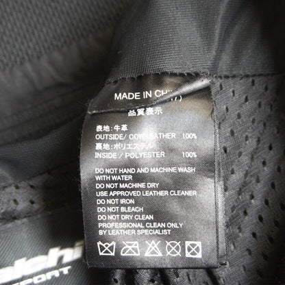 RS TAICHI Black Leather Racing Pants Size XL
