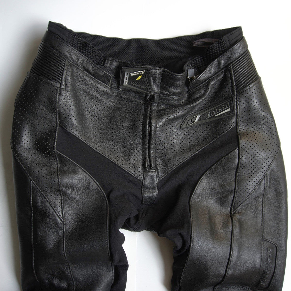RS TAICHI Black Leather Racing Pants Size XL