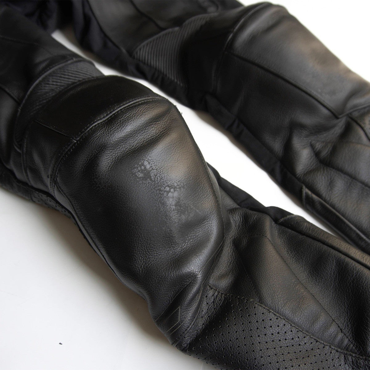 RS TAICHI Black Leather Racing Pants Size XL