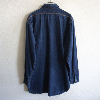 WAREHOUSE Denim Long Sleeve Shirt w/ Gusset Size 42
