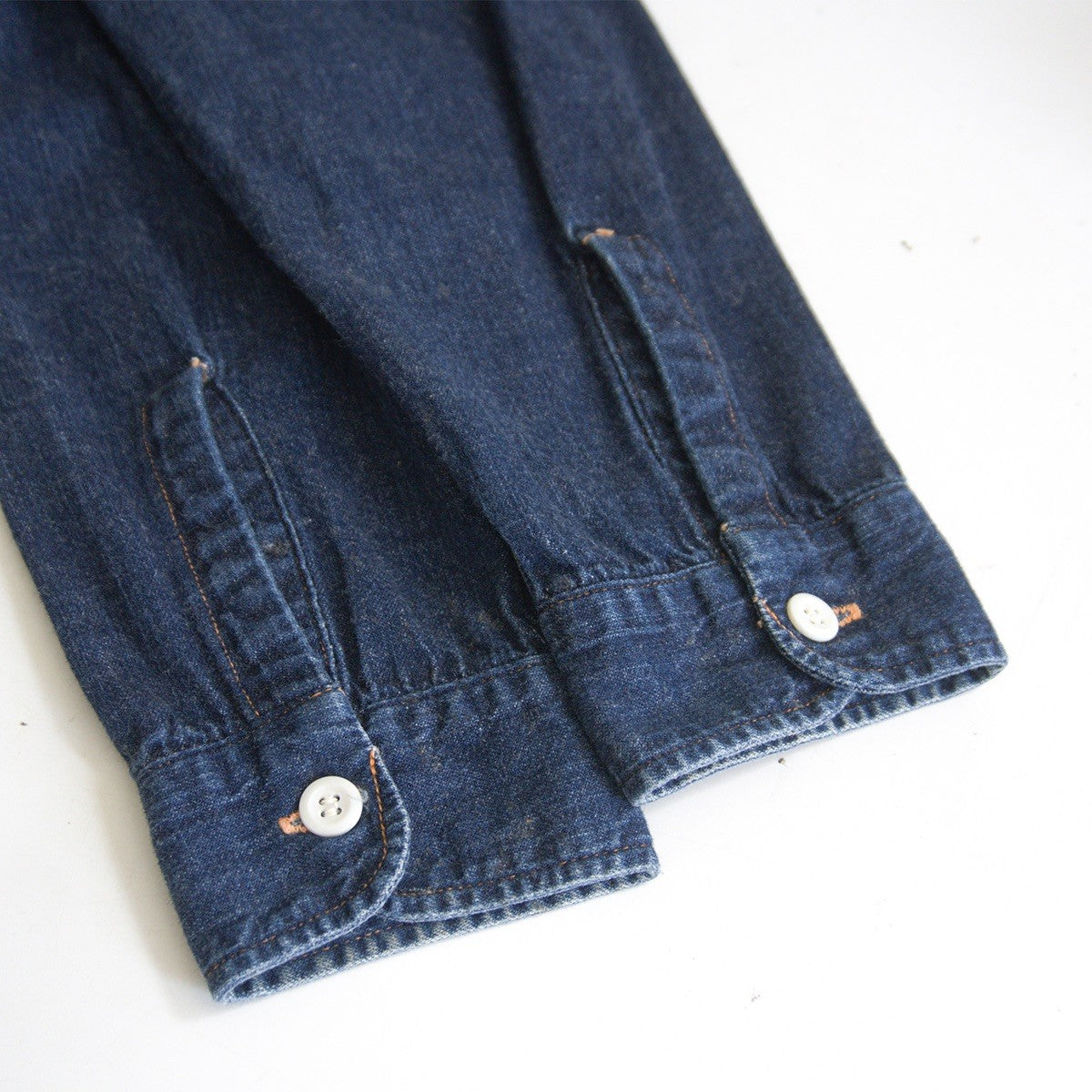 WAREHOUSE Denim Long Sleeve Shirt w/ Gusset Size 42