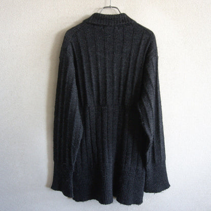 COMME des GARCONS HOMME 90s High Neck Black Knit