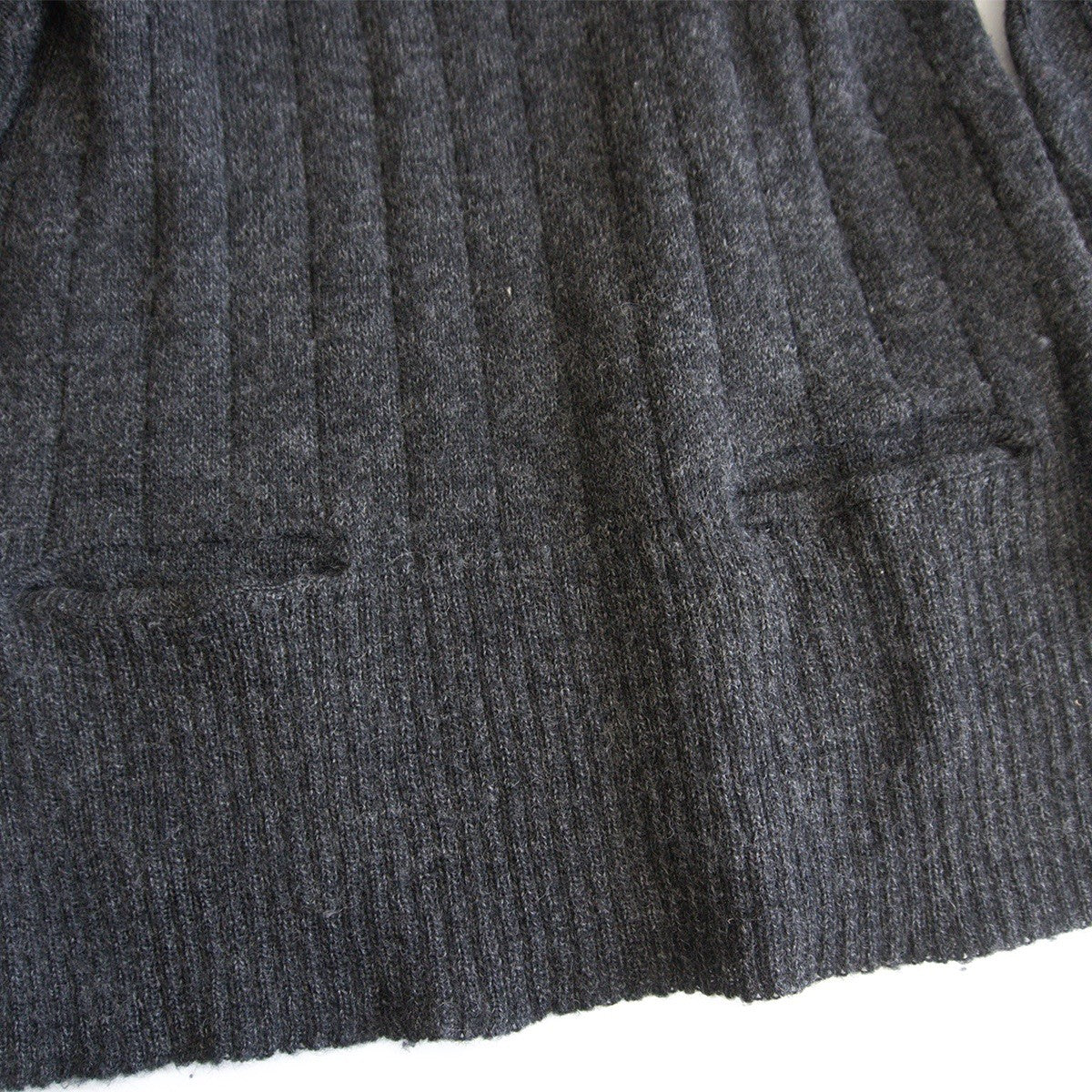 COMME des GARCONS HOMME 90s High Neck Black Knit