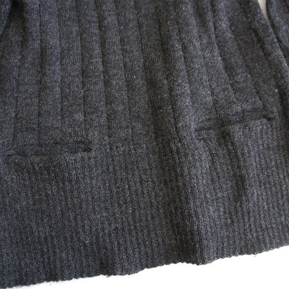 COMME des GARCONS HOMME 90s High Neck Black Knit