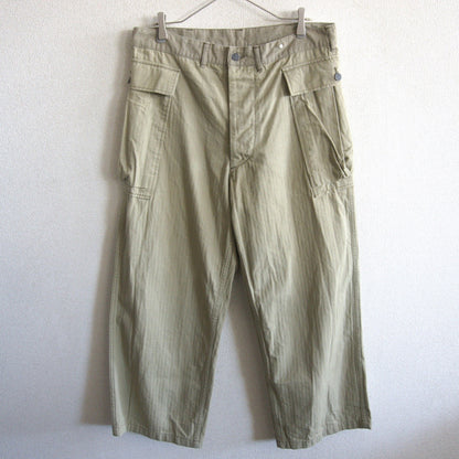 WAREHOUSE US Army Herringbone Cargo Pants Size 34