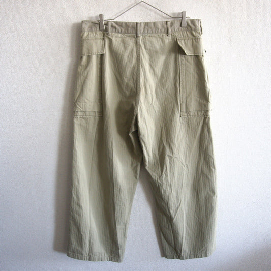WAREHOUSE US Army Herringbone Cargo Pants Size 34