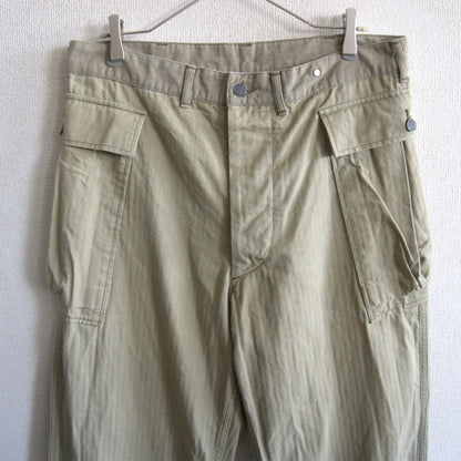 WAREHOUSE US Army Herringbone Cargo Pants Size 34