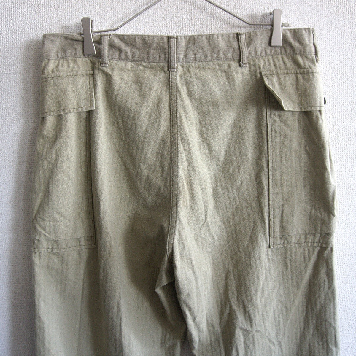 WAREHOUSE US Army Herringbone Cargo Pants Size 34