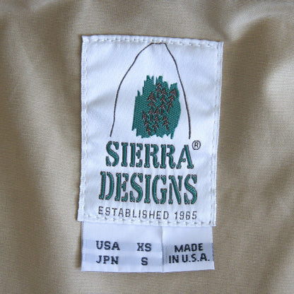 Sierra Designs USA Made 60/40 Khaki Mountain Parka Jacket Size S