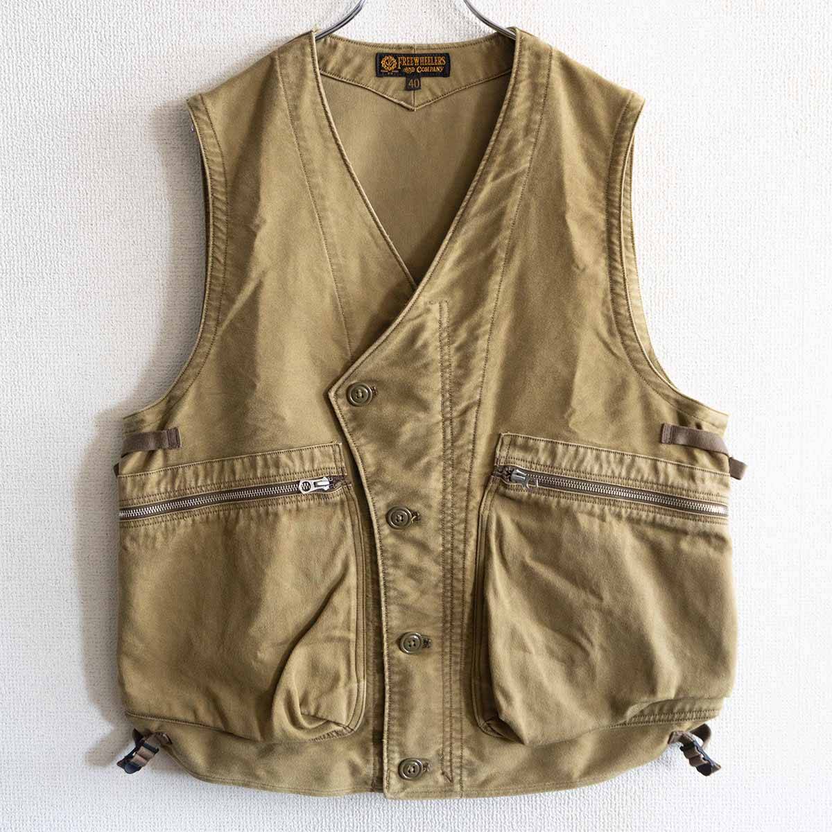 FREEWHEELERS Speed Engineer Sleeveless Coat Vest Size 40