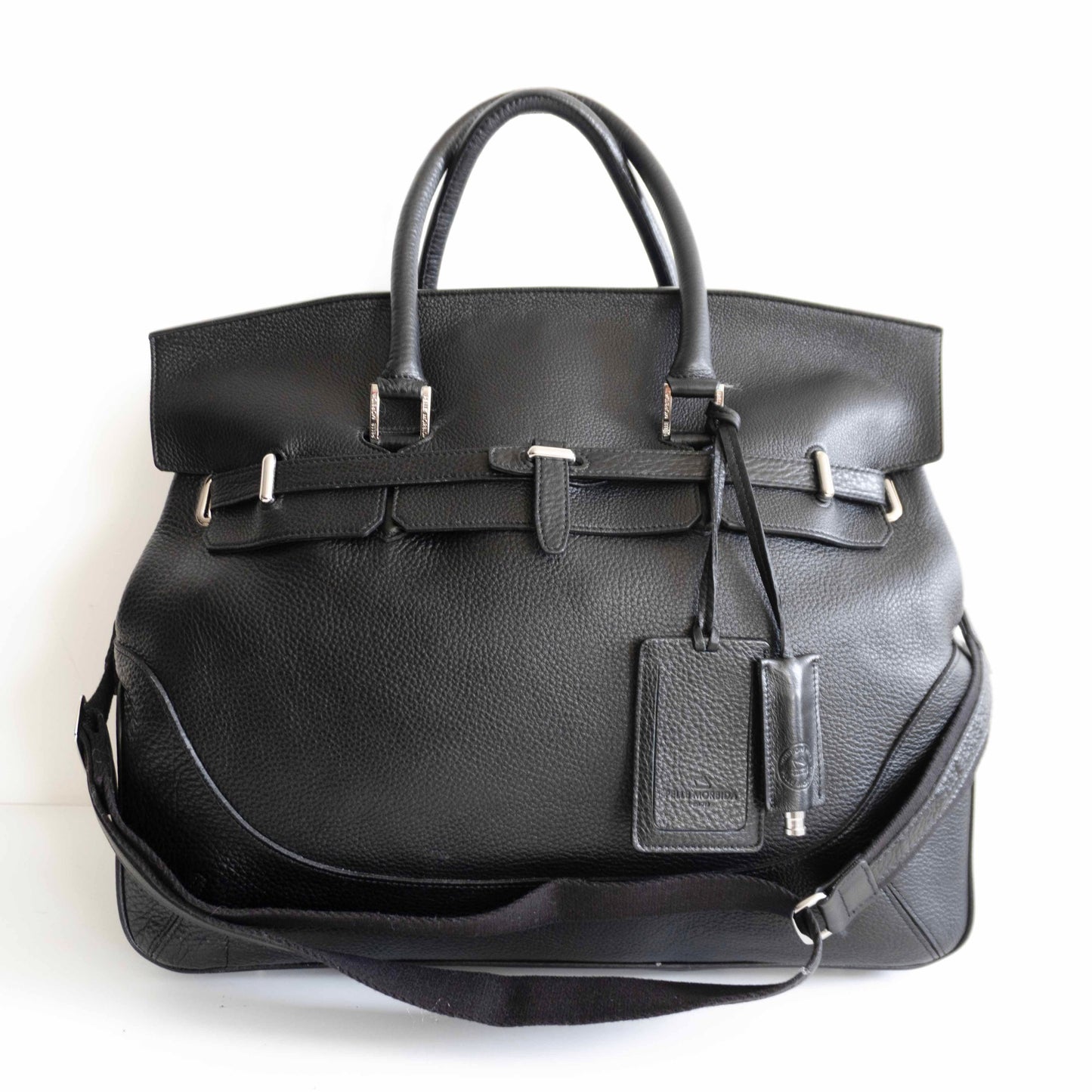 PELLE MORBIDA Maiden Voyage Black Boston Bag Size ONE SIZE