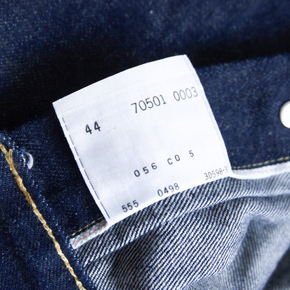 LEVI'S Dark Wash 506XX Big E First Type Denim Jacket Size 44