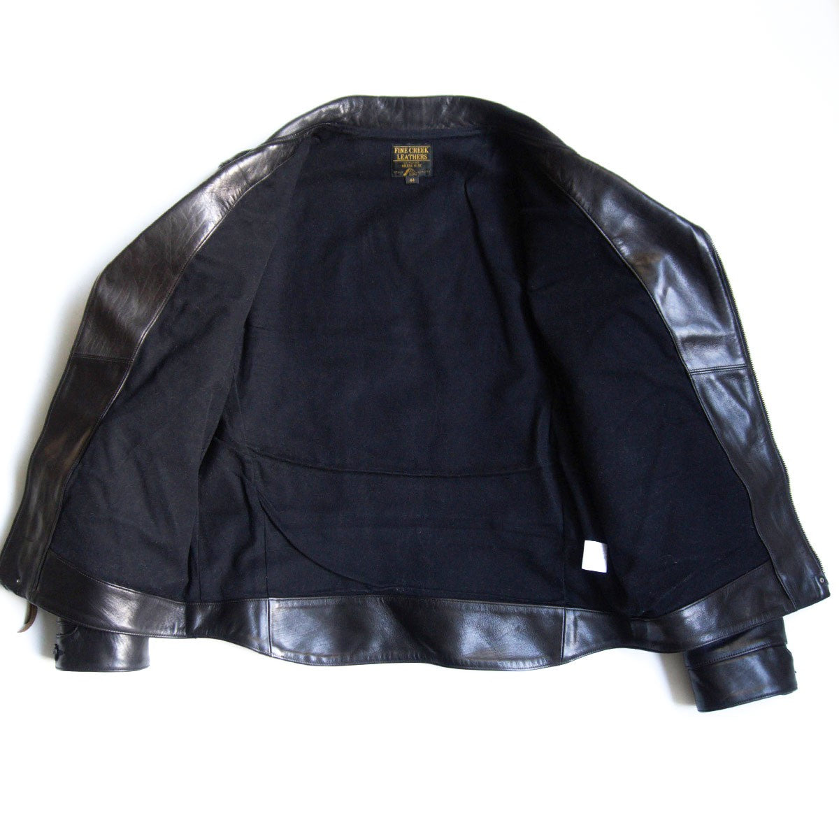 FINE CREEK LEATHERS 30s Horsehide Leather Jacket Size 44