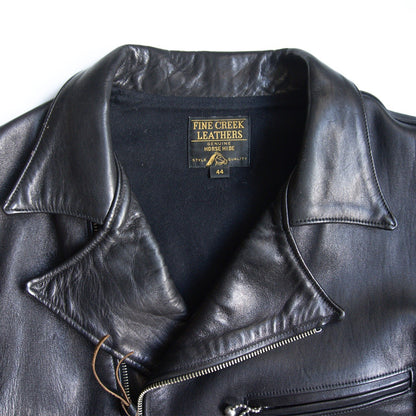 FINE CREEK LEATHERS 30s Horsehide Leather Jacket Size 44