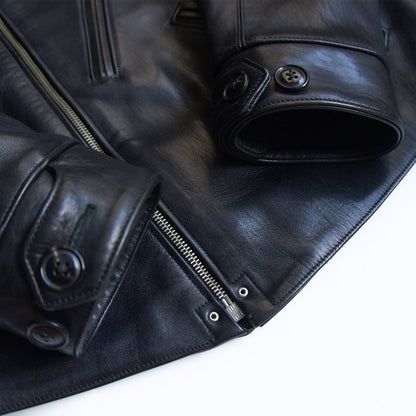 FINE CREEK LEATHERS 30s Horsehide Leather Jacket Size 44
