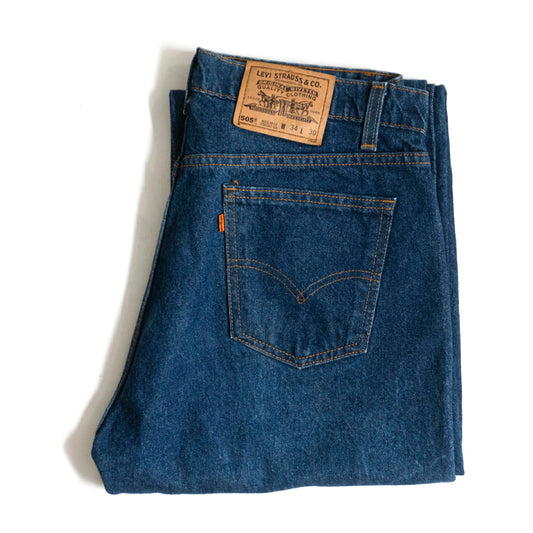 LEVI'S 90s 505 Made in USA Denim Jeans Size 34×30